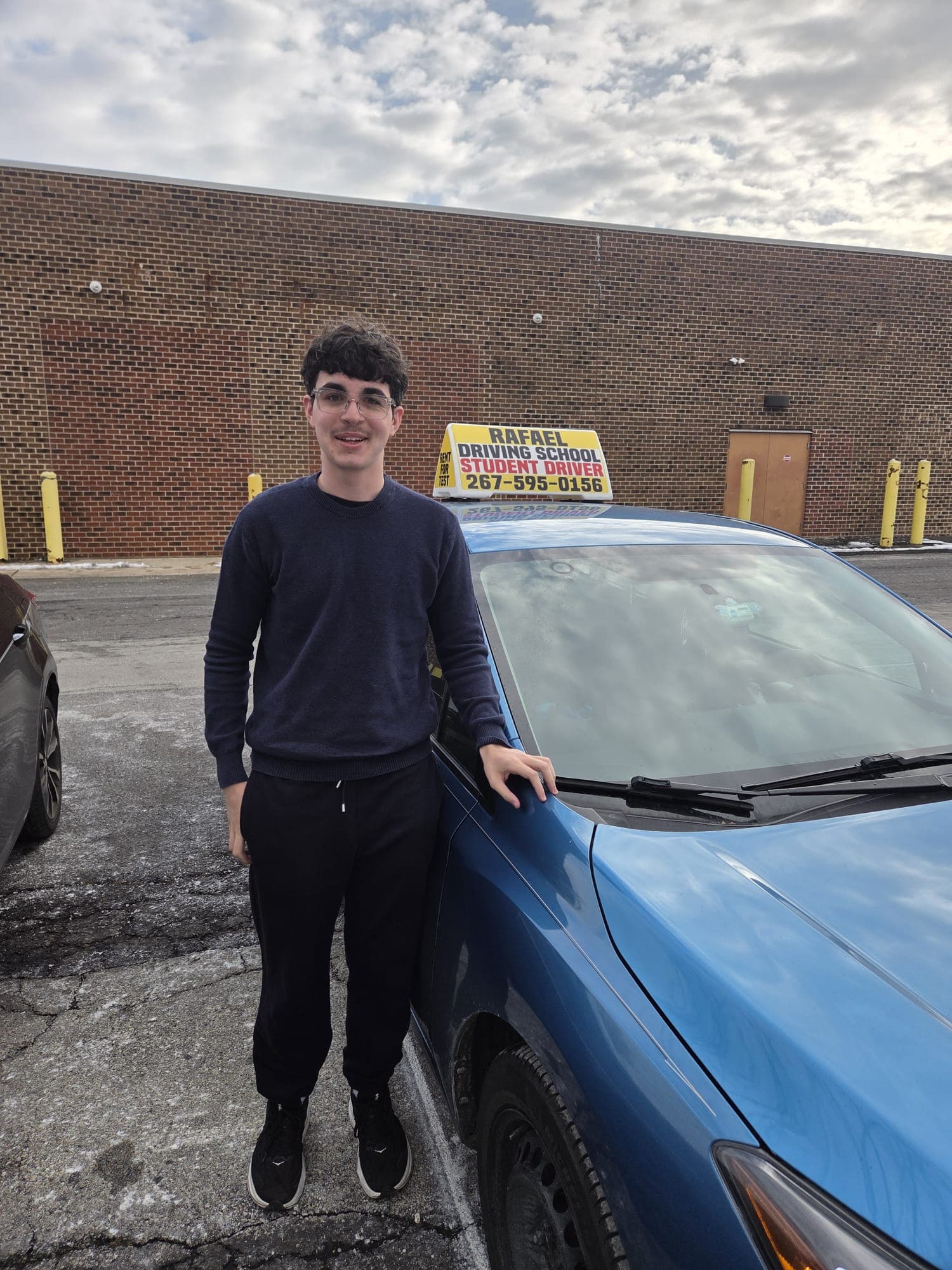 Successful driving school student - December 2025